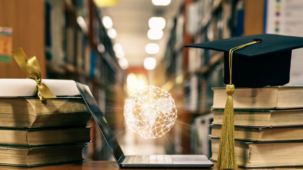 Global,Education,,Online,Study,School,Course,,E-learning,Class,,E-book,And