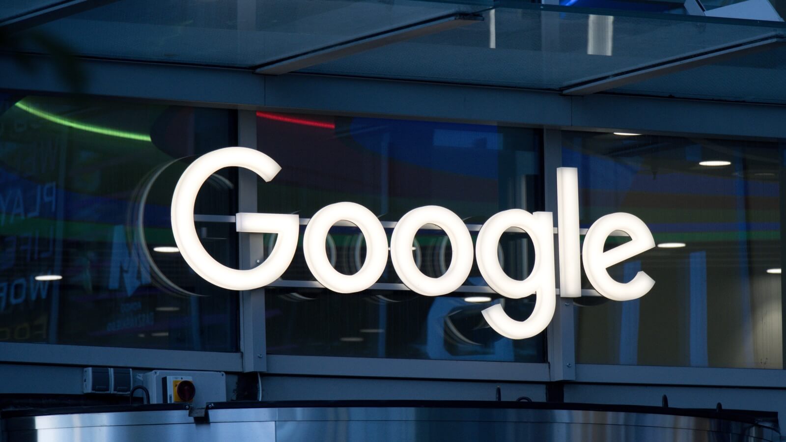 Google,Logo,At,The,Entrance,Of,Its,Headquarters,In,Warsaw,