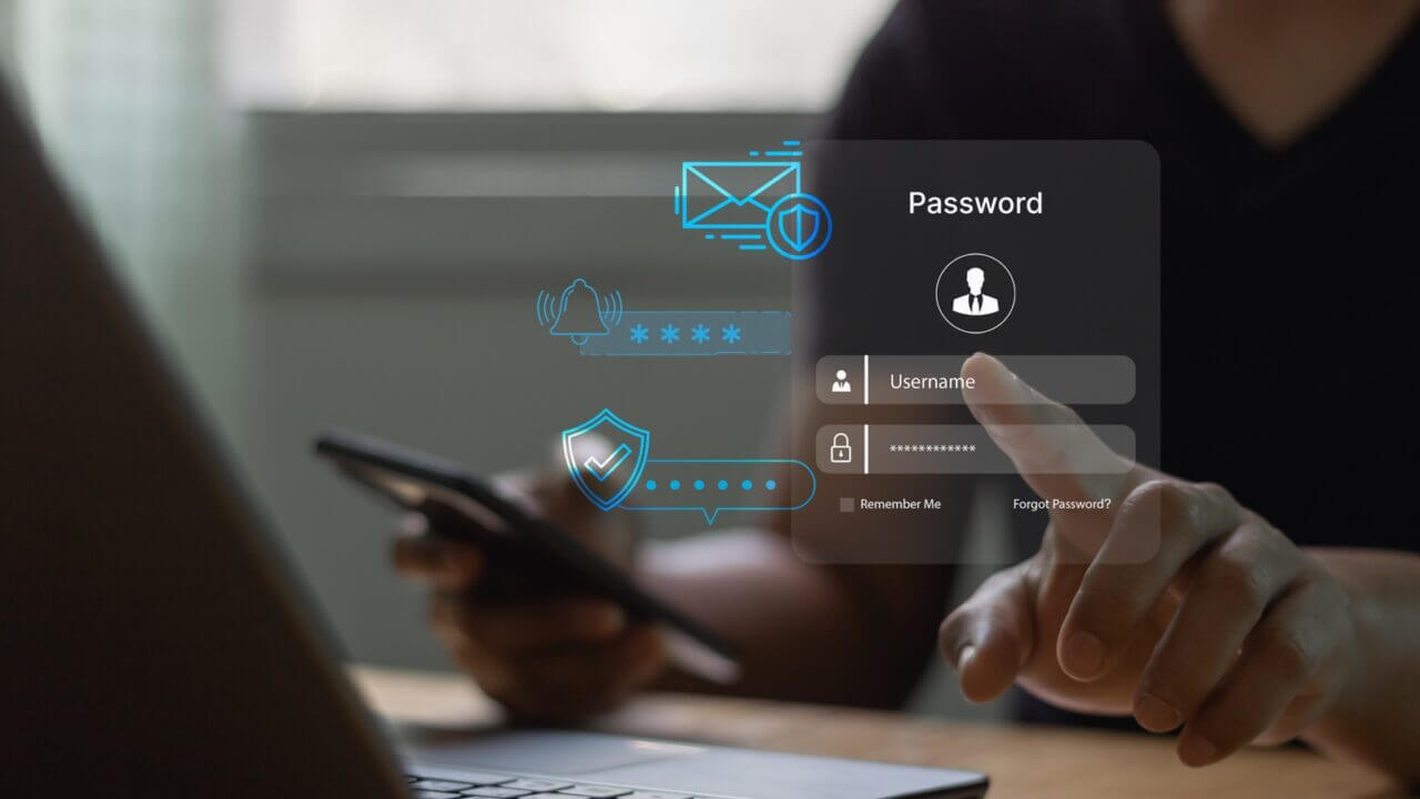 Multi-factor,Authentication,Mfa,Method,Using,Mobile,Smartphone,And,Laptop,To