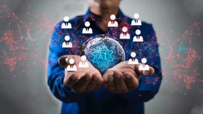 Human,Resources,,Crm,,Businessman,Use,To,Ai,Technology,,Artificial,Intelligence