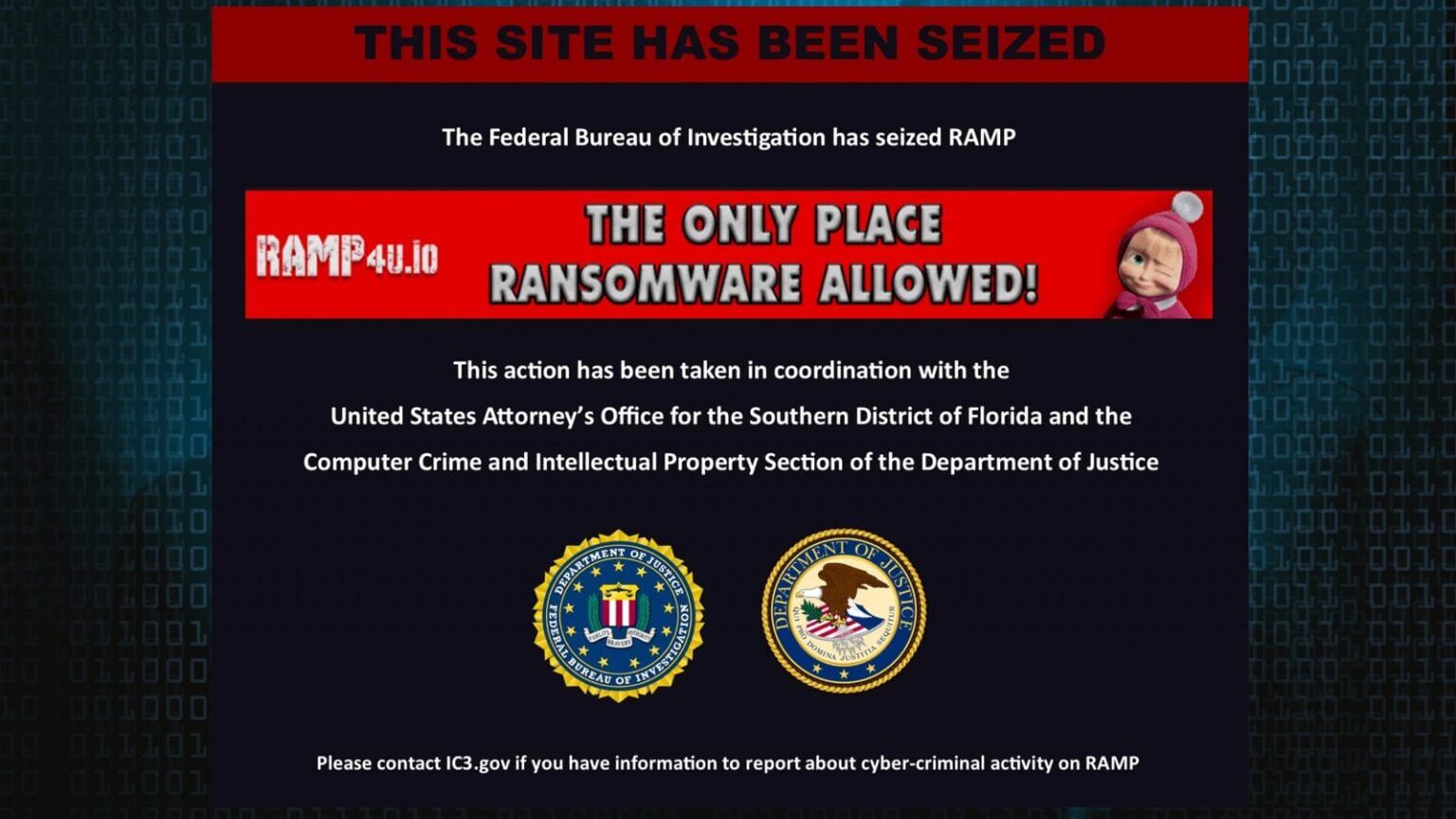 Sm Ramp El FBI confisca RAMP, foro utilizado por bandas de ransomware