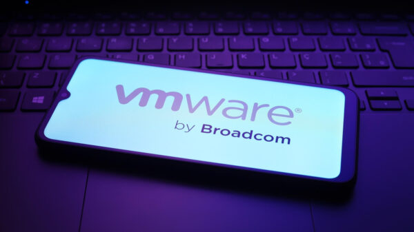 The,Vmware,,Inc.,Logo,Appears,On,A,Smartphone,Screen,In