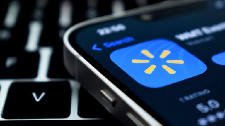 Walmart,Shopping,App,Is,Displayed,On,An,Iphone.,Walmart,Inc.