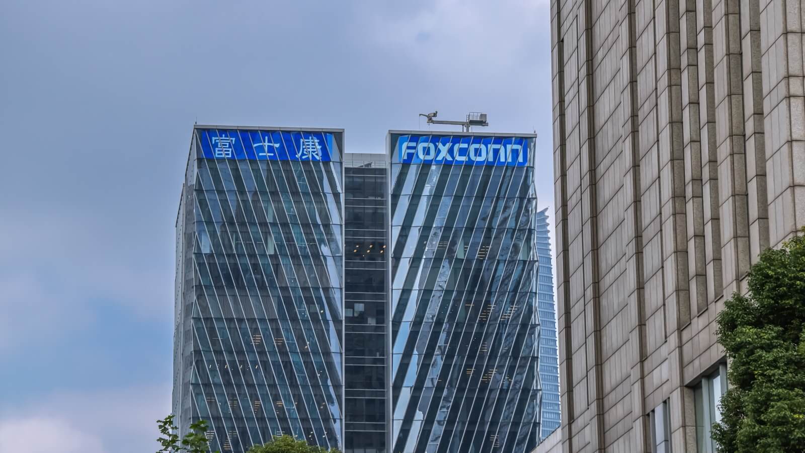 Shanghai,,China-,November,12,,2024:,The,Office,Building,Of,Foxconn