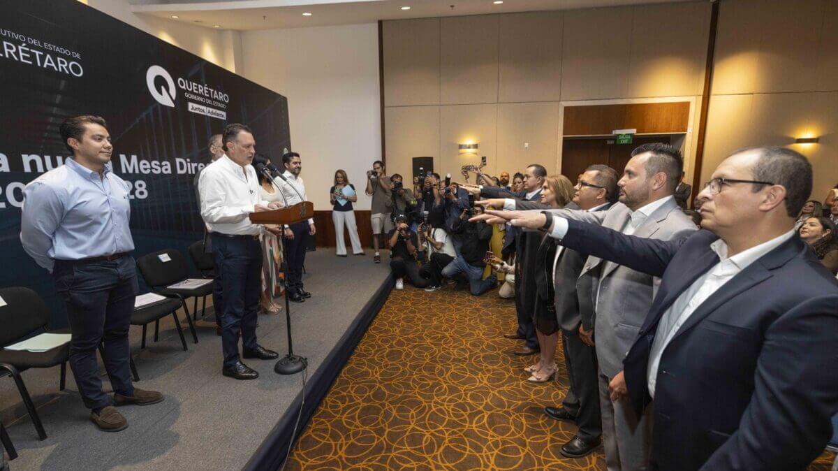Toma de protesta de la nueva mesa directiva de la Asociación Mexicana de Data Centers (Mexdc) en Querétaro.