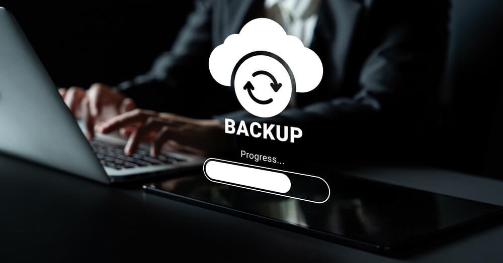 A,Focused,Scene,Depicting,A,Cloud,Backup,Process,With,Hands